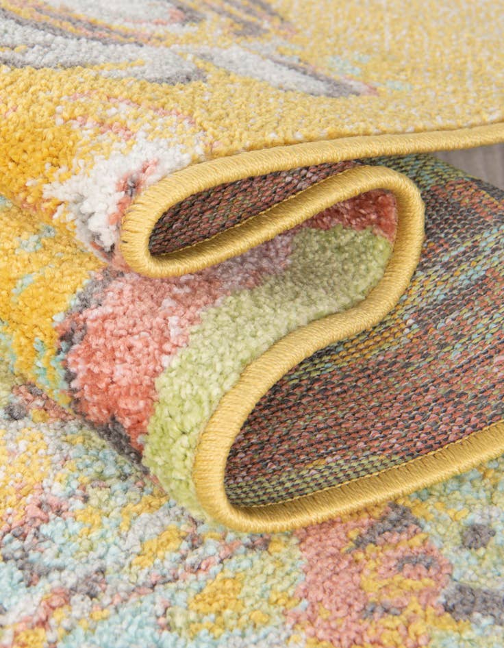 Detail image of  2' 2 x 6' 1 Tiger Whimsy Kids Runner Rug