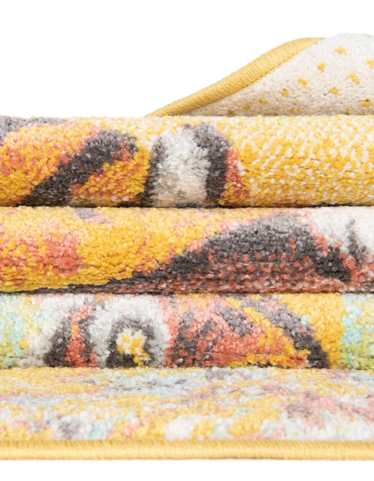Detail image of  2' 2 x 6' 1 Tiger Whimsy Kids Runner Rug