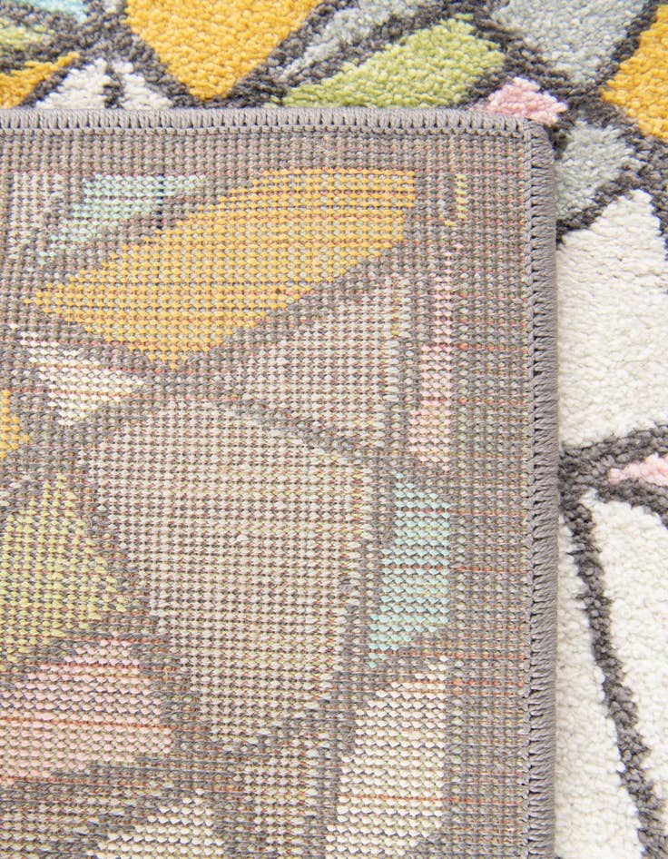 Detail image of  2' 2 x 5' 1 Stained Glass Whimsy Kids Runner Rug