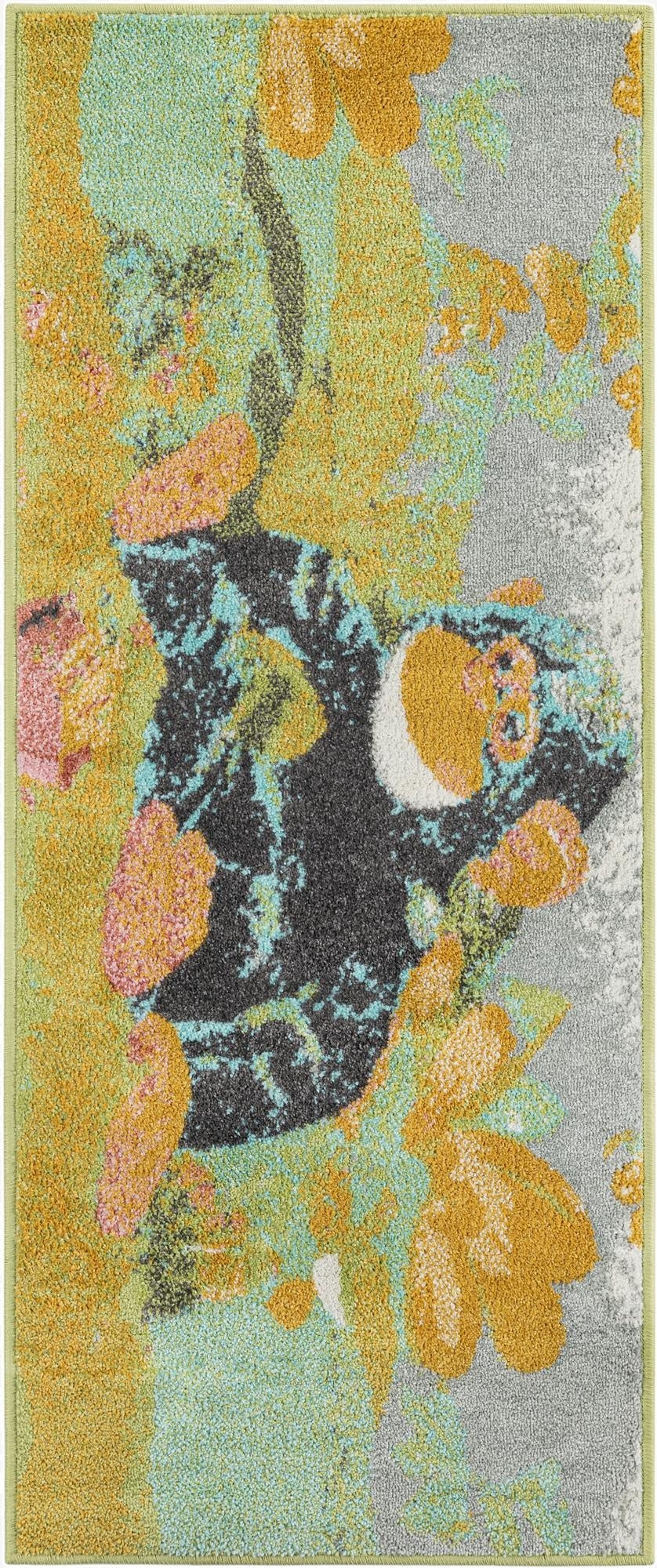  2' 2 x 5' 1 Gorilla Whimsy Kids Runner Rug