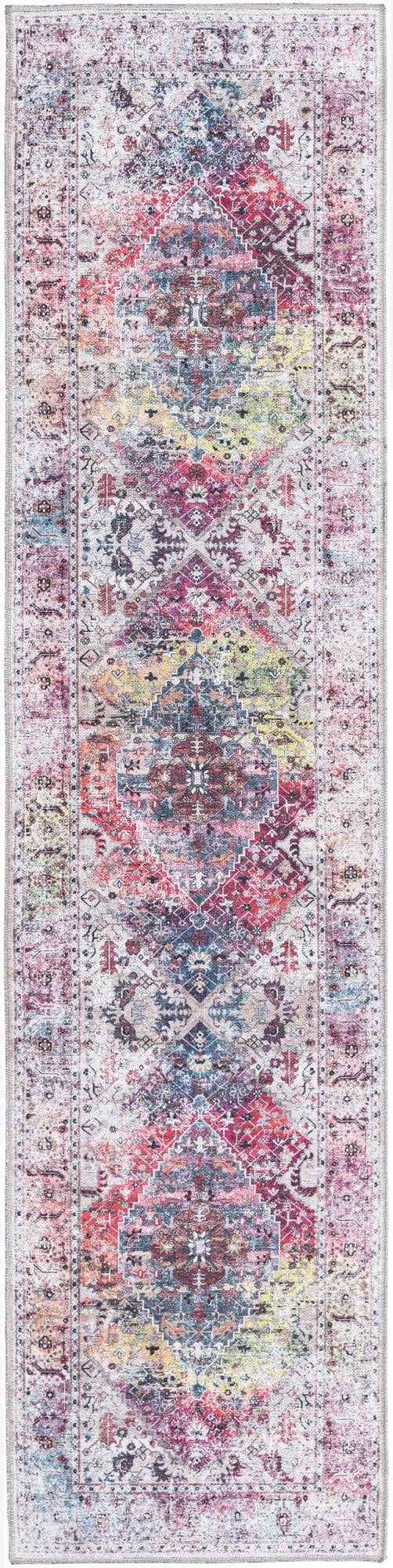  2' x 8'  Washable Yara Runner Rug