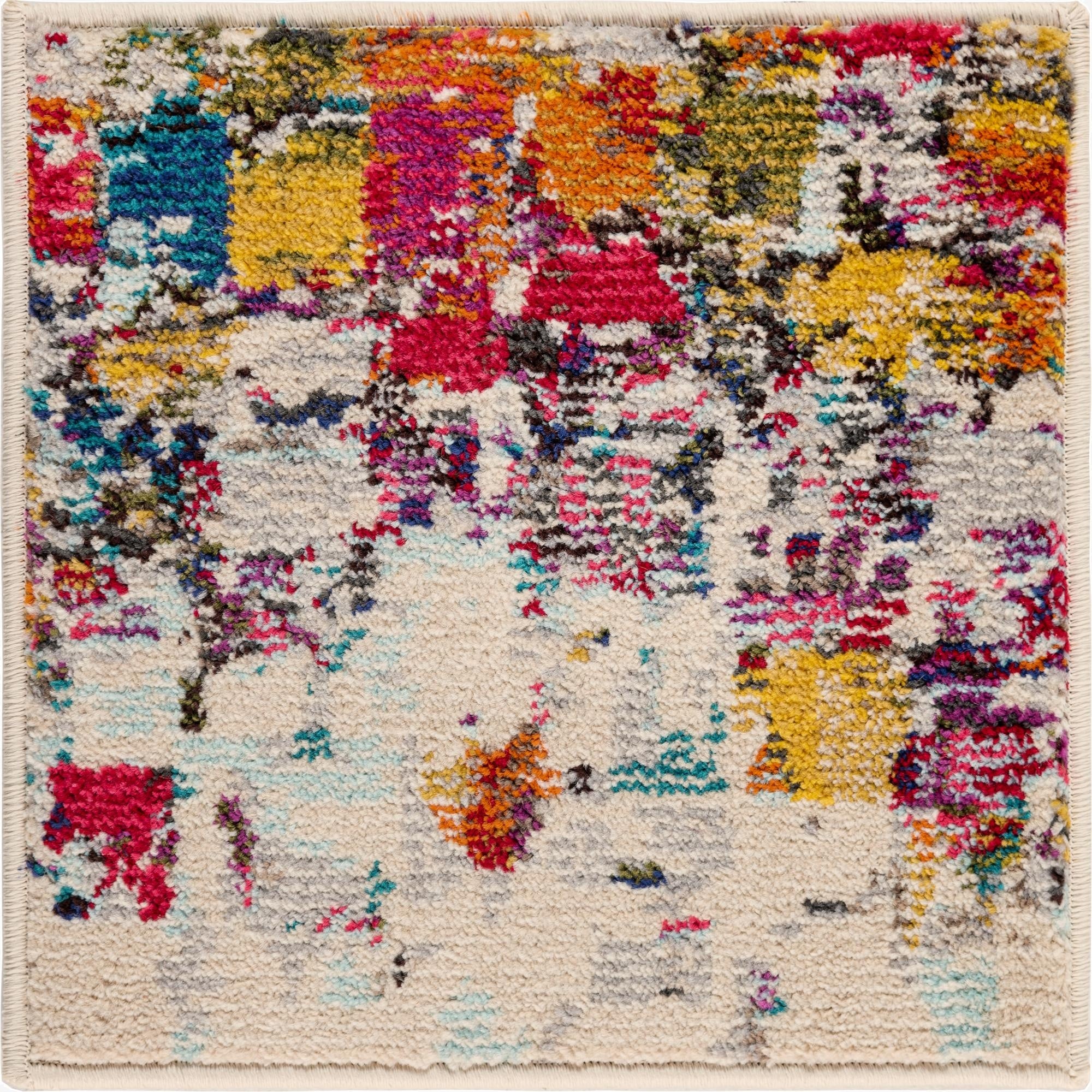  1' 4 x 1' 4  Washable Hyacinth Sample Rug