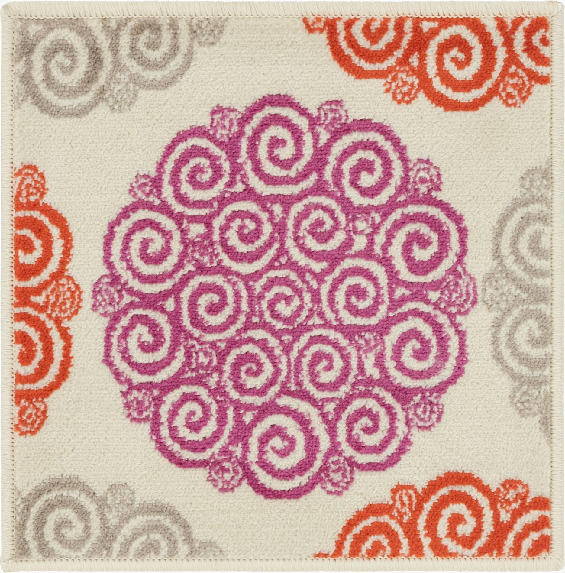 Jane Seymour 1' 8 x 1' 8 Open Hearts Sample Rug