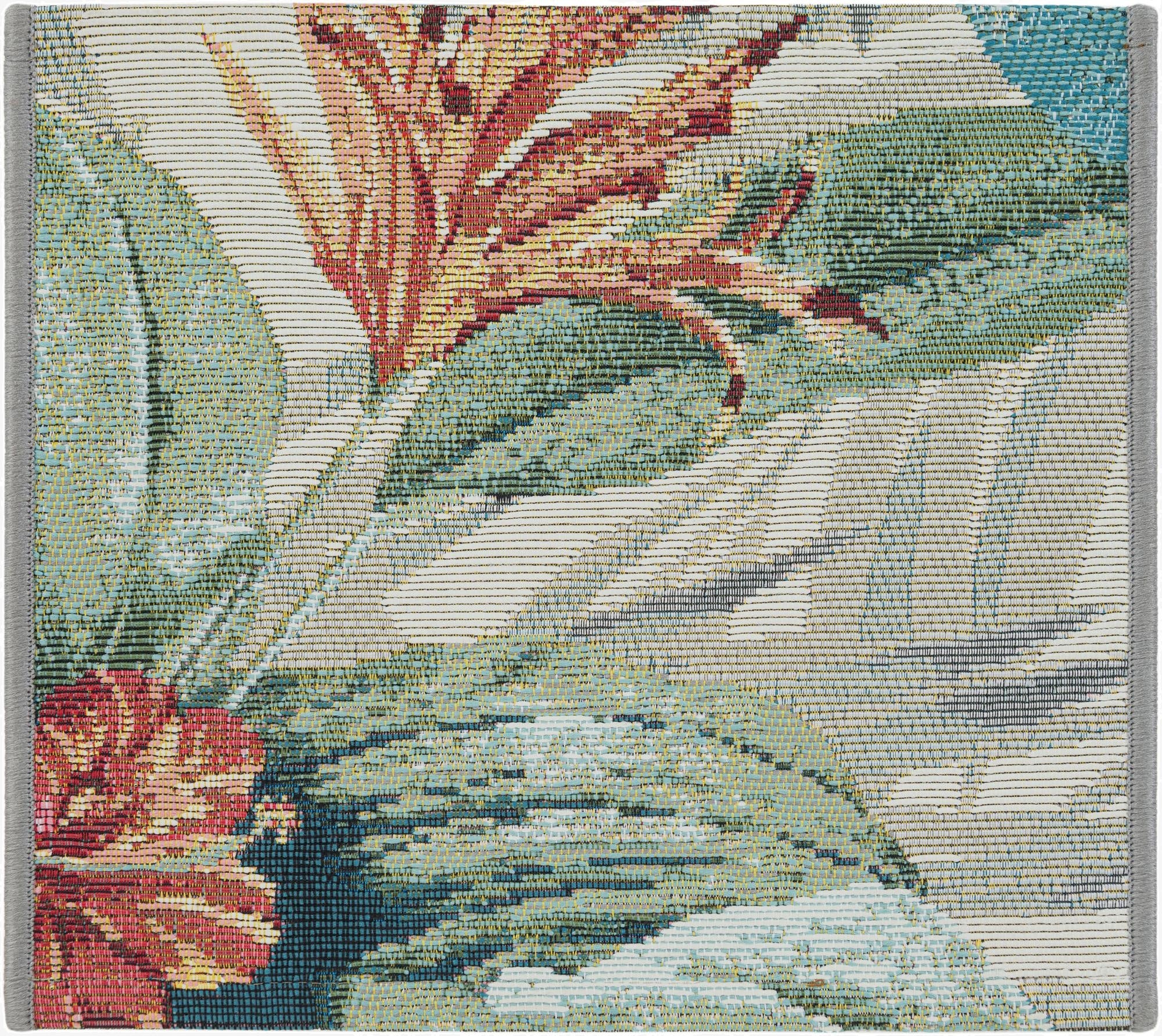  1' 4 x 1' 4  Washable Botanical Indoor / Outdoor Sample Rug