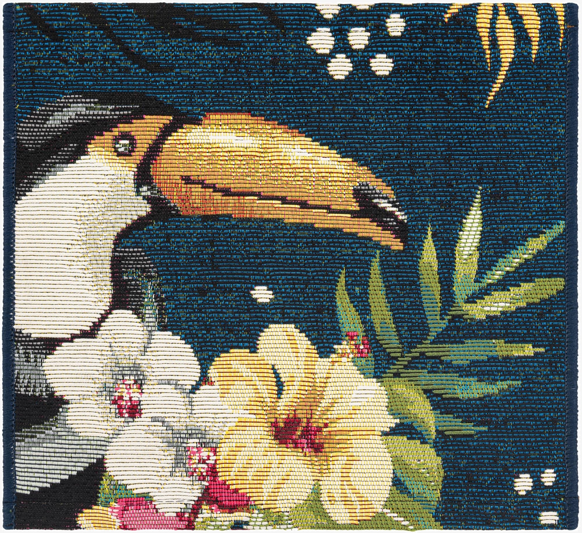  1' 4 x 1' 4  Washable Botanical Indoor / Outdoor Sample Rug