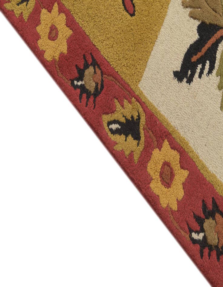 Detail image of  7' 8 x 9' 7 Agra Square Rug