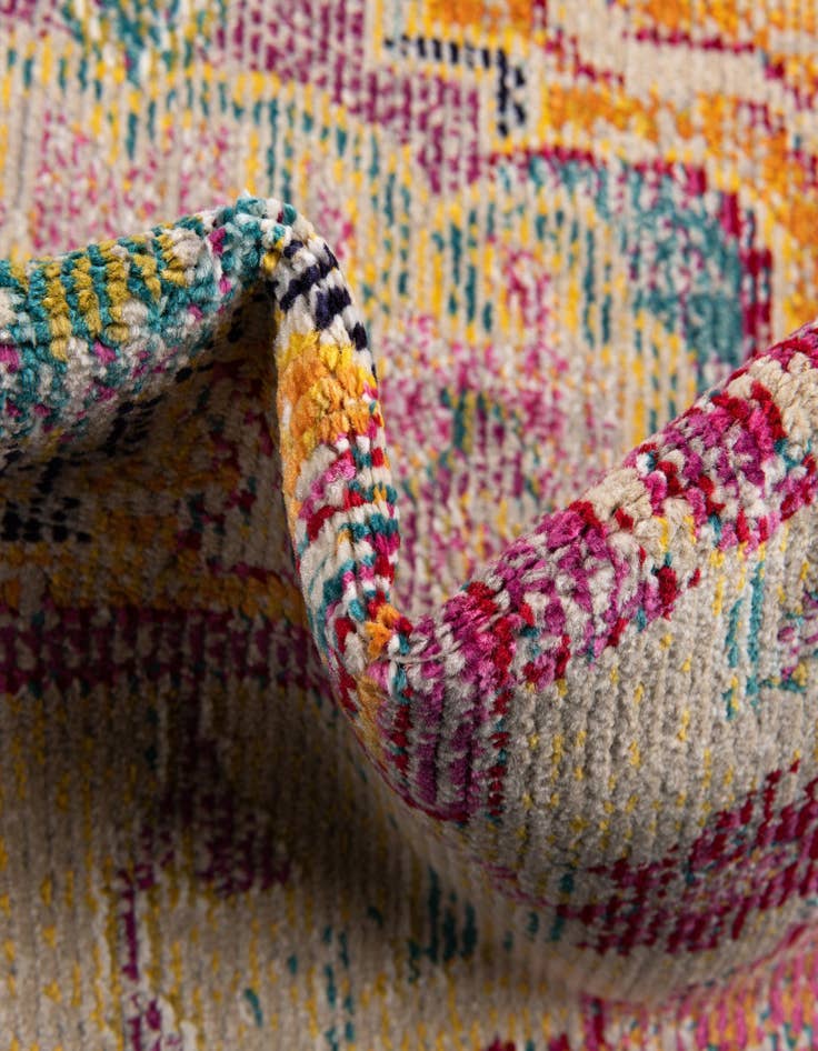 Detail image of  5' x 5' Amulet Square Rug