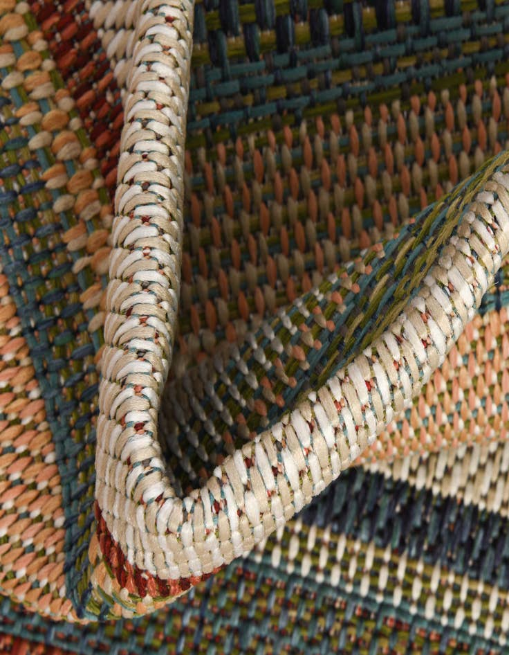 Detail image of  10' x 10'  Washable Baja Indoor / Outdoor Square Rug