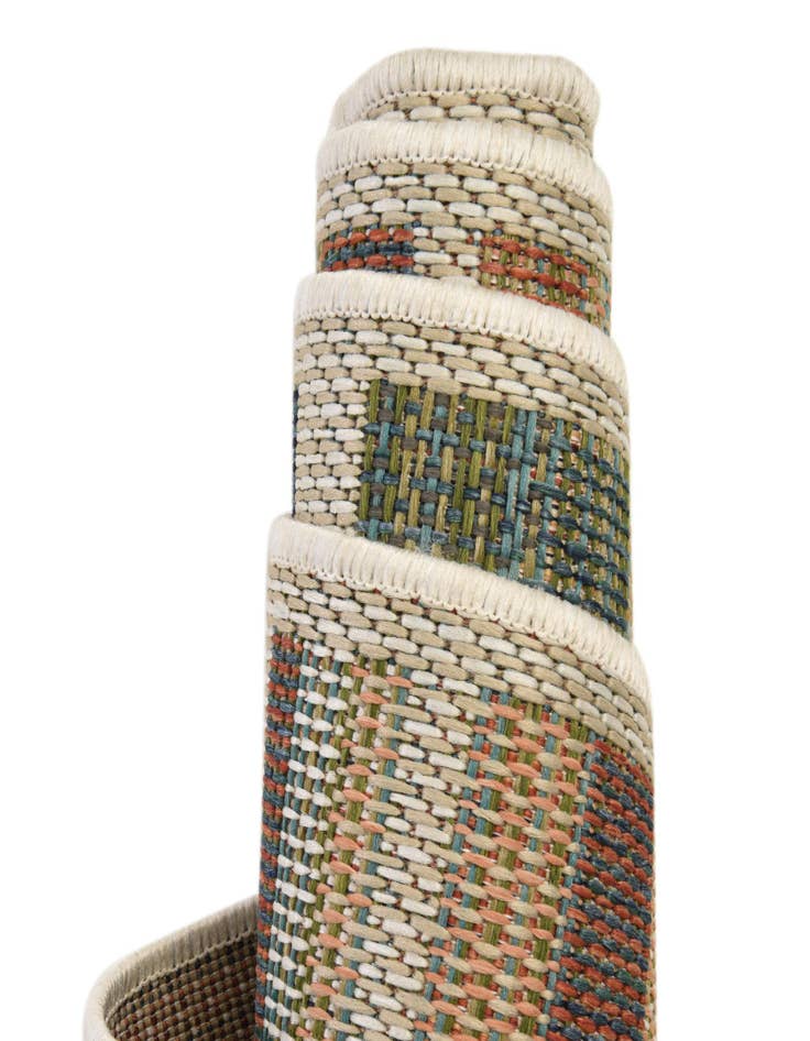 Detail image of  10' x 10'  Washable Baja Indoor / Outdoor Square Rug