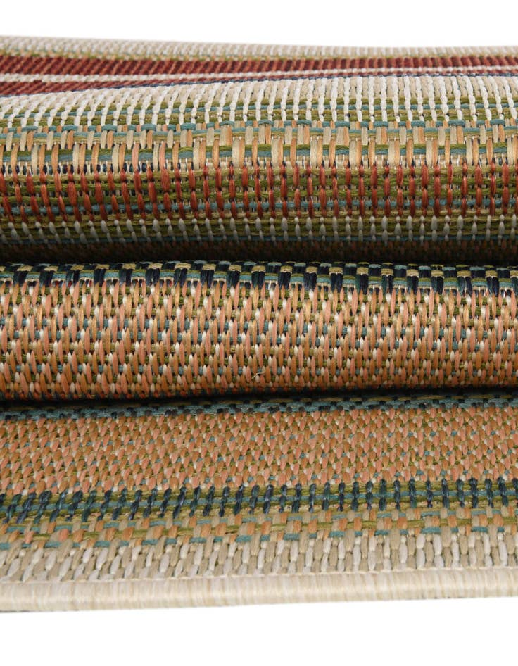 Detail image of  10' x 10'  Washable Baja Indoor / Outdoor Square Rug