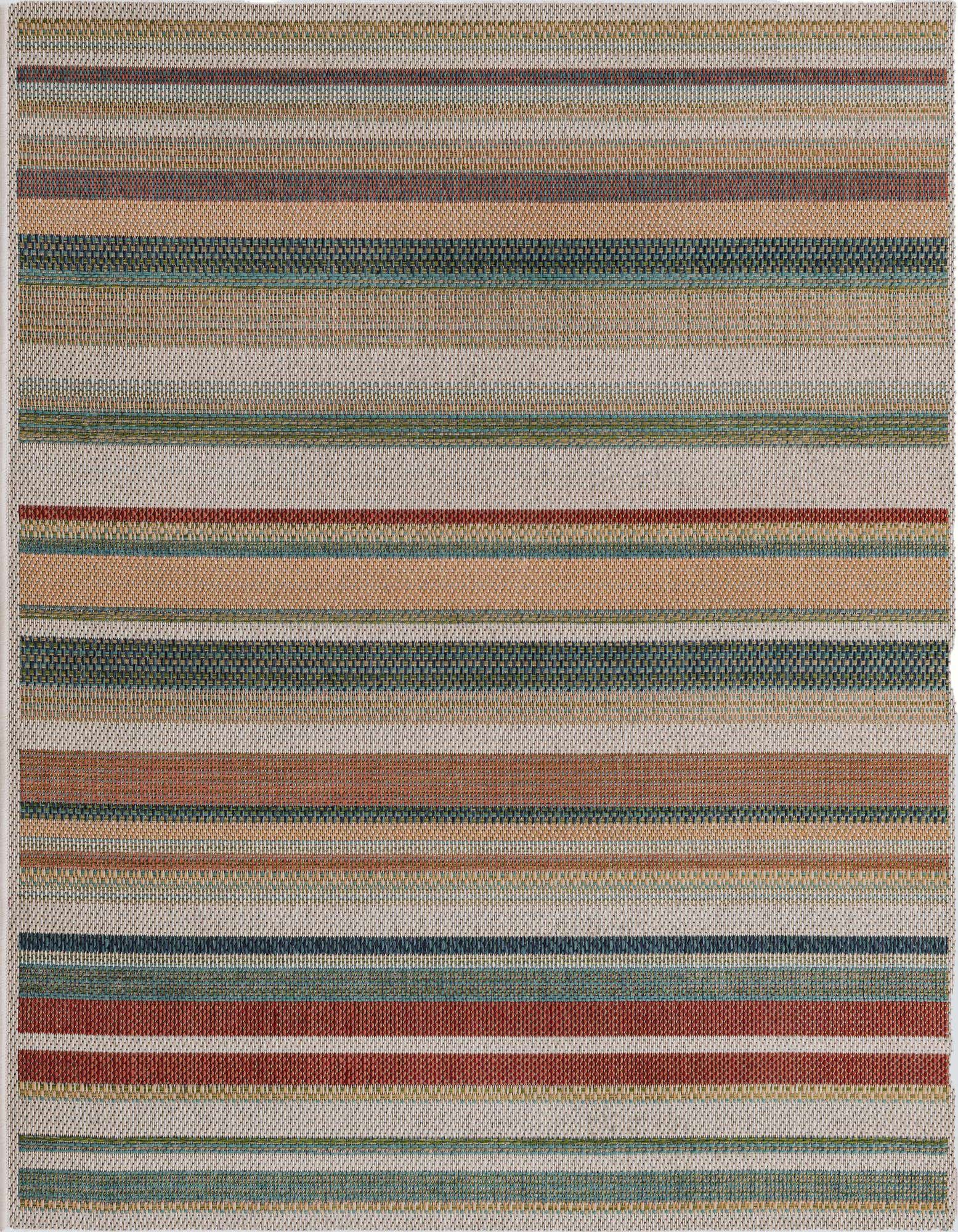 Primary image  5' 3 x 5' 3  Washable Baja Indoor / Outdoor Square Rug