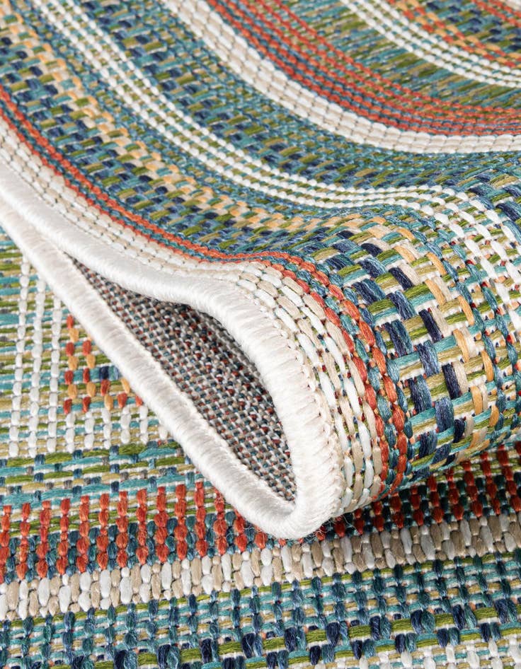 Detail image of  12' x 12'  Washable Baja Indoor / Outdoor Square Rug