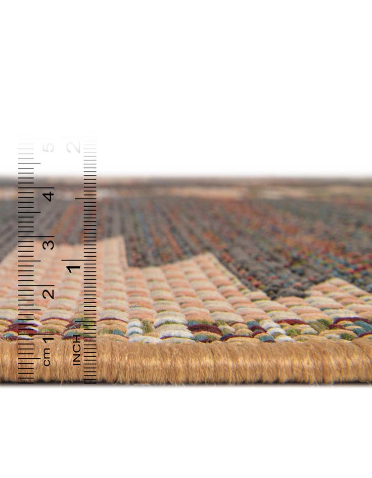 Detail image of  7' 10 x 7' 10  Washable Baja Indoor / Outdoor Square Rug