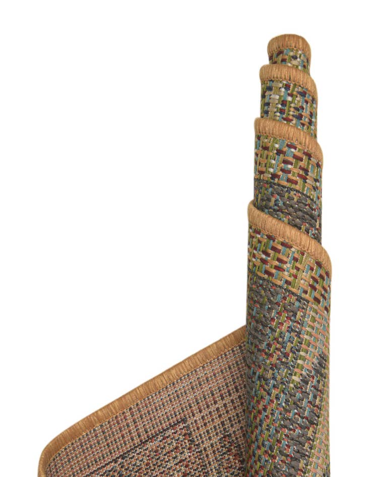 Detail image of  7' 10 x 7' 10  Washable Baja Indoor / Outdoor Square Rug