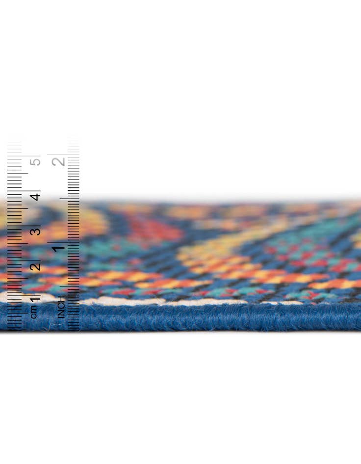 Detail image of  10' x 10'  Washable Baja Indoor / Outdoor Square Rug