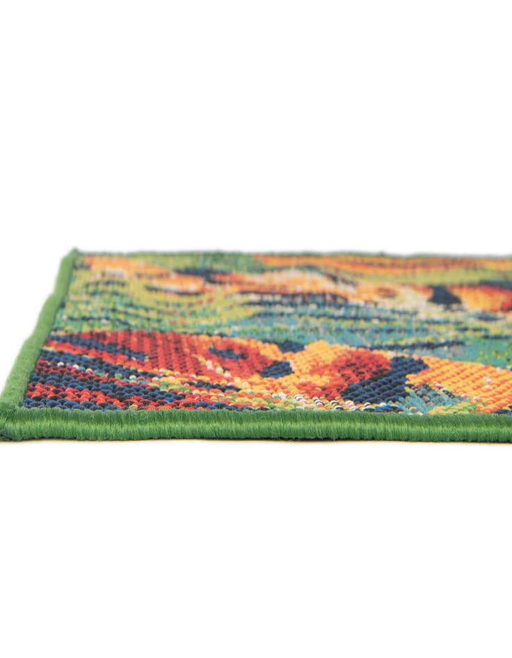Detail image of  10' x 10'  Washable Baja Indoor / Outdoor Square Rug