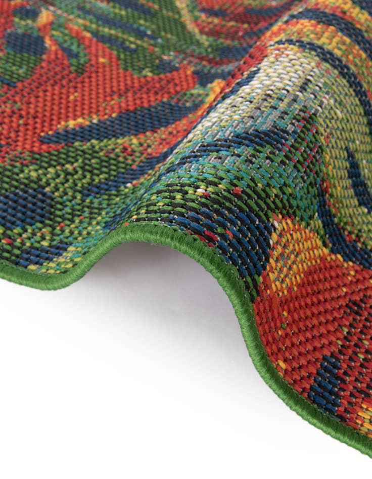 Detail image of  10' x 10'  Washable Baja Indoor / Outdoor Square Rug