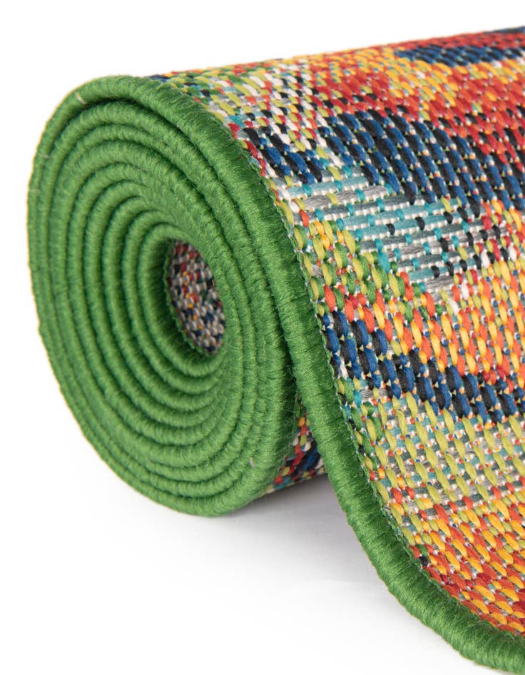 Detail image of  10' x 10'  Washable Baja Indoor / Outdoor Square Rug