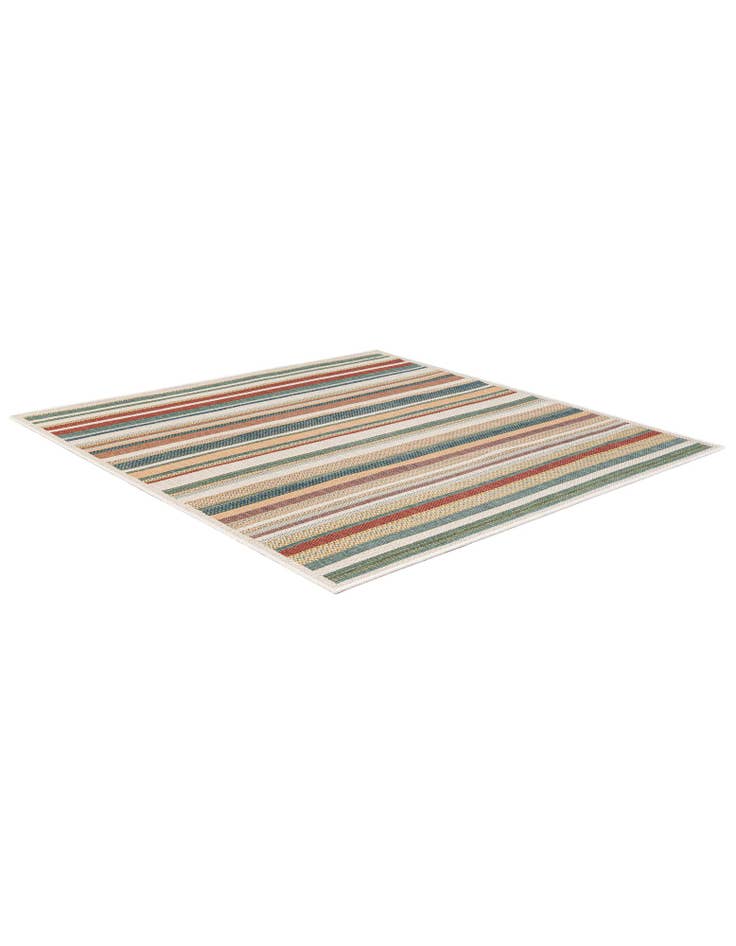 Detail image of  6' x 6'  Washable Baja Indoor / Outdoor Square Rug