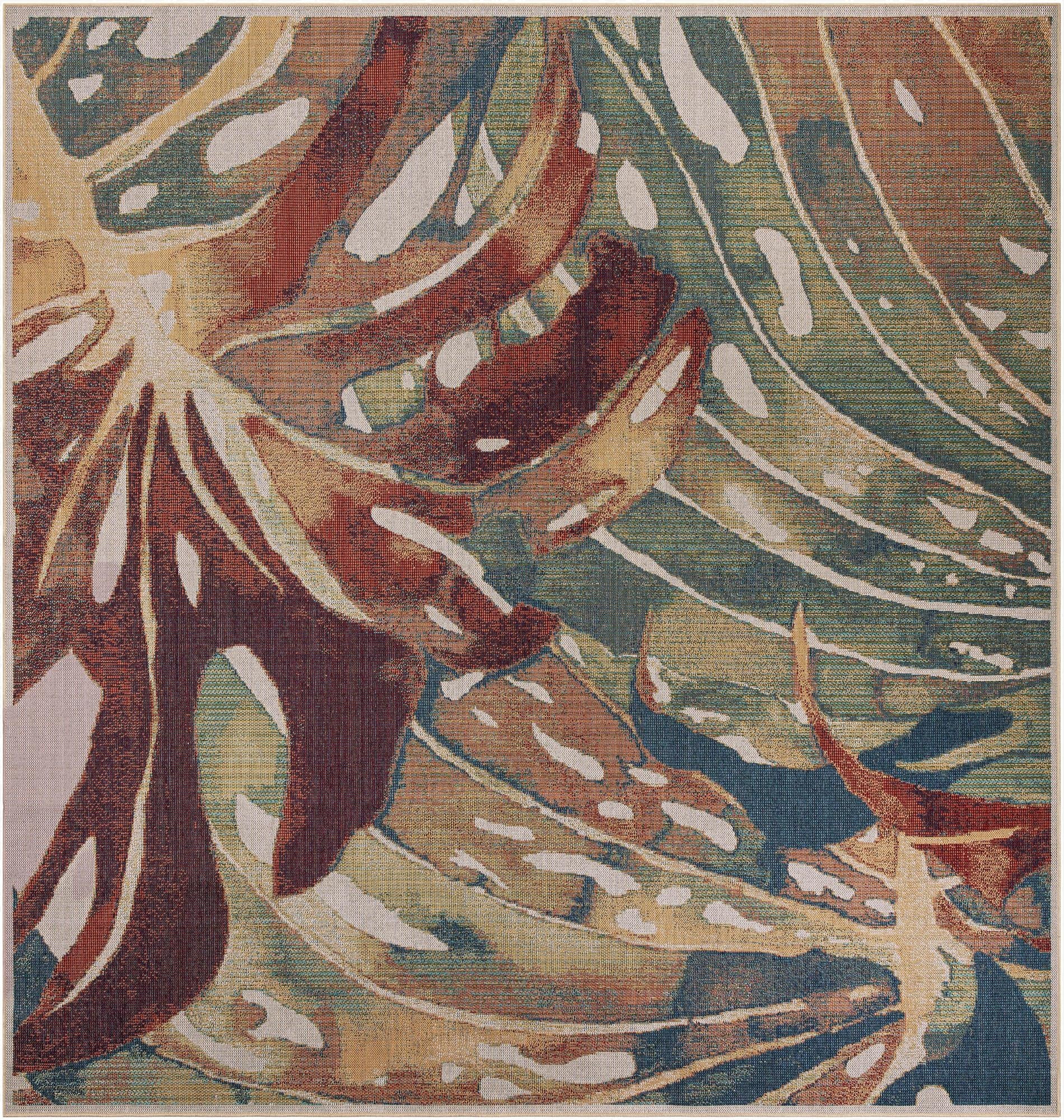  12' x 12'  Washable Baja Indoor / Outdoor Square Rug