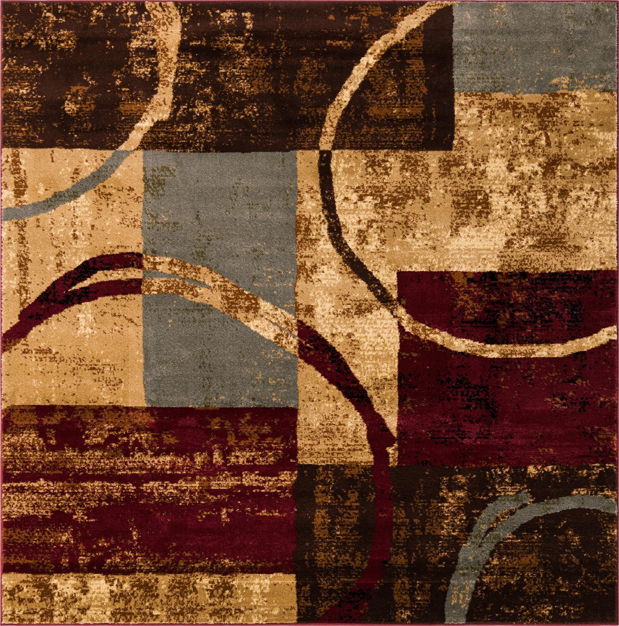  7' x 7' Cafe Square Rug