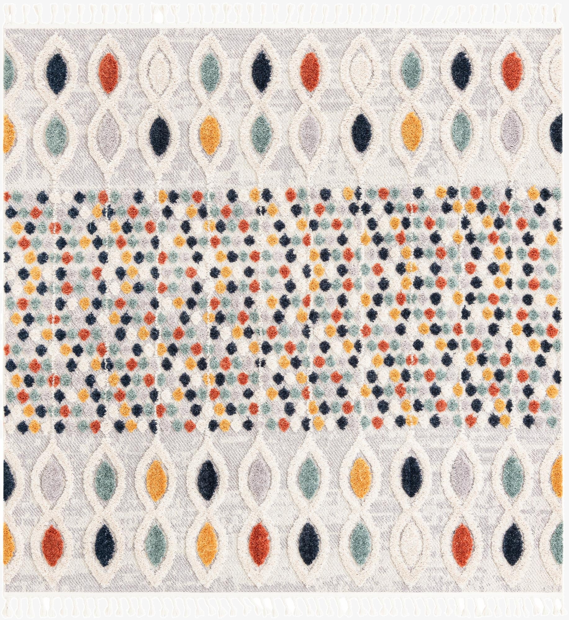  7' 10 x 7' 10 Cherokee Square Rug