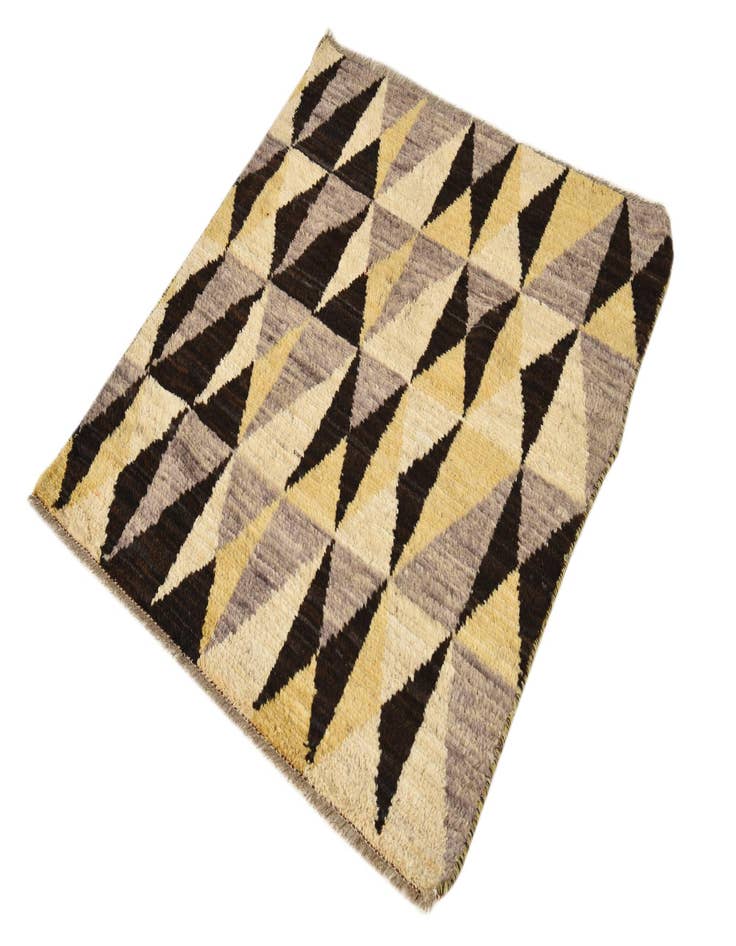 Detail image of  3' 4 x 3' 5  Hand Knotted Darya Wool Square Rug