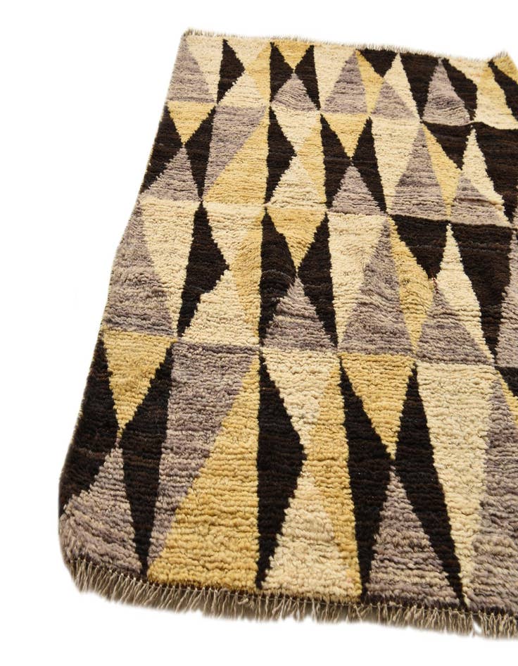 Detail image of  3' 4 x 3' 5  Hand Knotted Darya Wool Square Rug