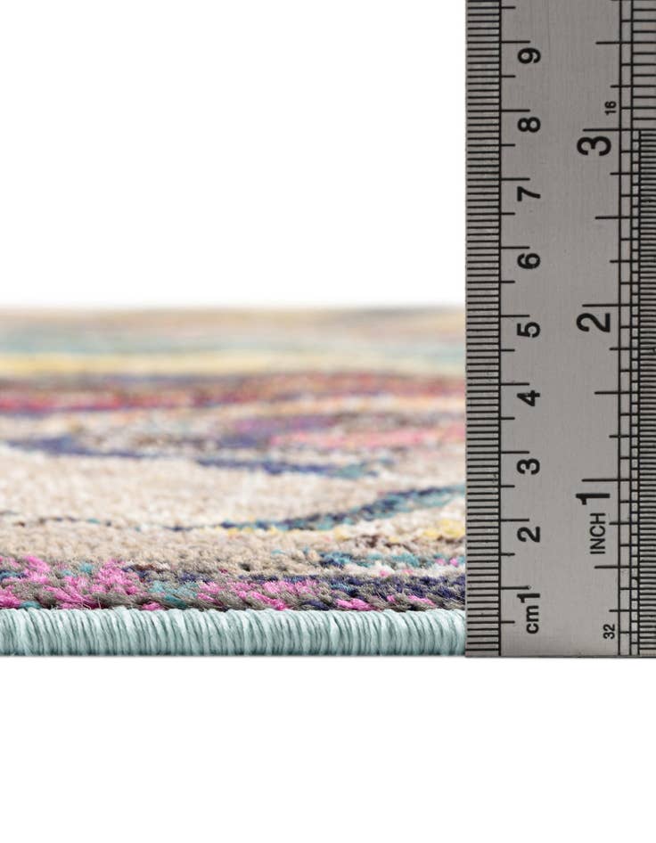 Detail image of  7' 10 x 7' 10  Washable Haerfest Square Rug