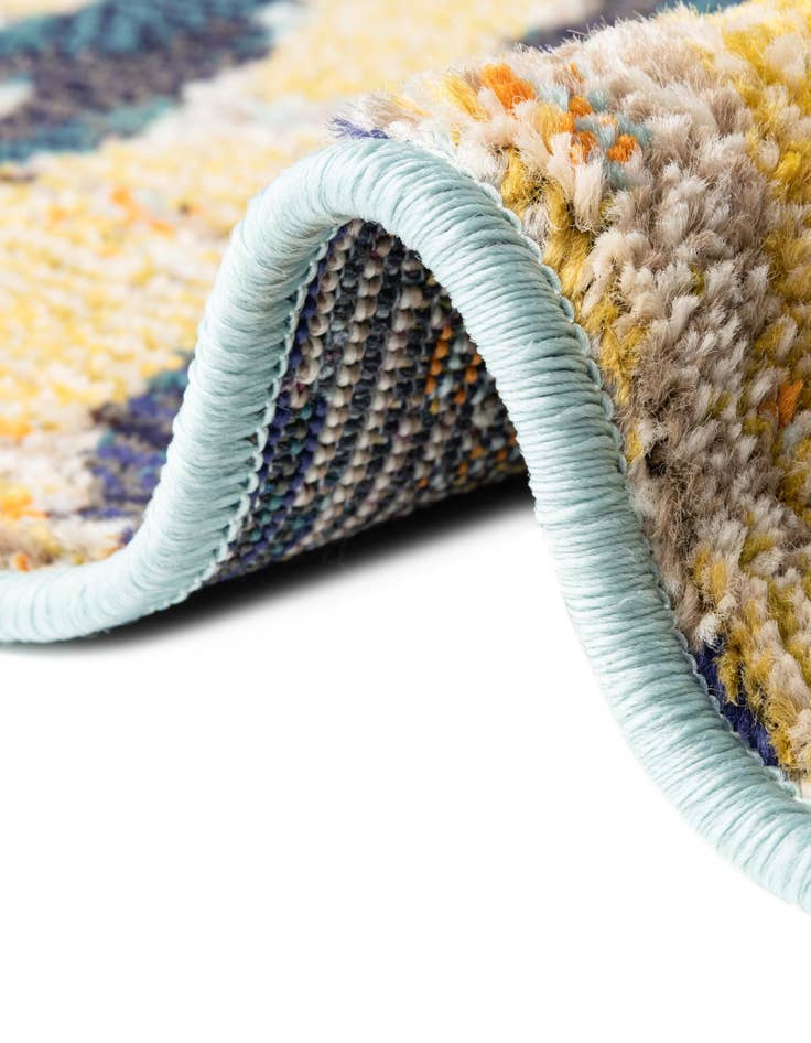 Detail image of  7' 10 x 7' 10  Washable Haerfest Square Rug