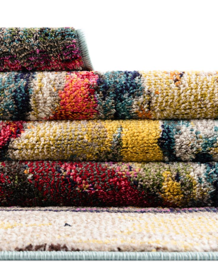 Detail image of  7' 10 x 7' 10  Washable Haerfest Square Rug