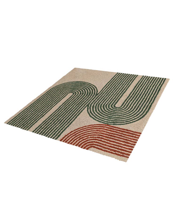 Detail image of  8' x 8' Handtufted Wool Square Rug