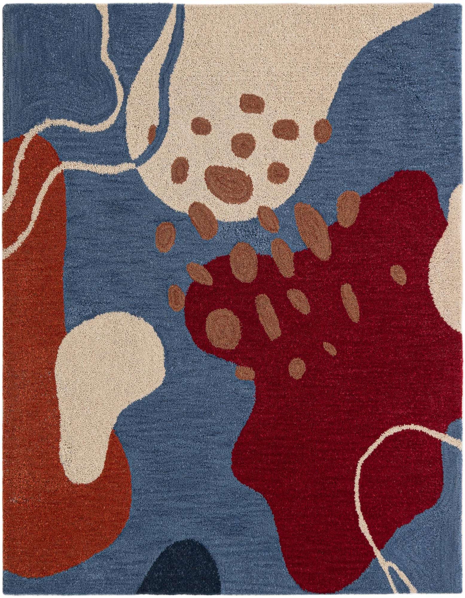 Primary image  8' x 8' Handtufted Wool Square Rug