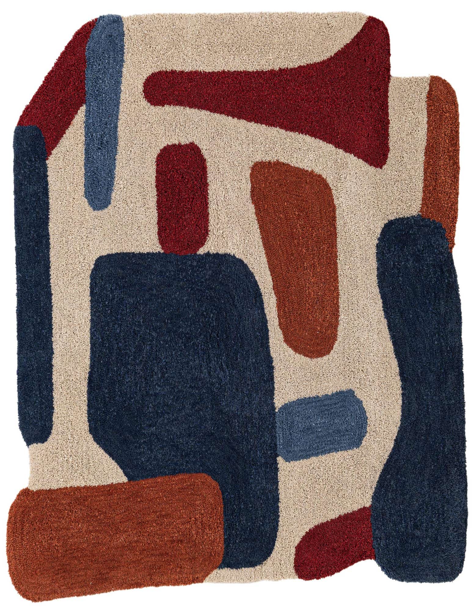 Primary image  3' 3 x 3' 3 Handtufted Wool Square Rug