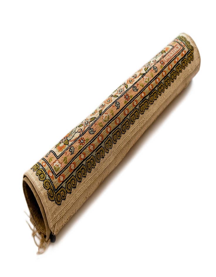 Detail image of  1' 5 x 1' 6 Hereke Silk Square Rug