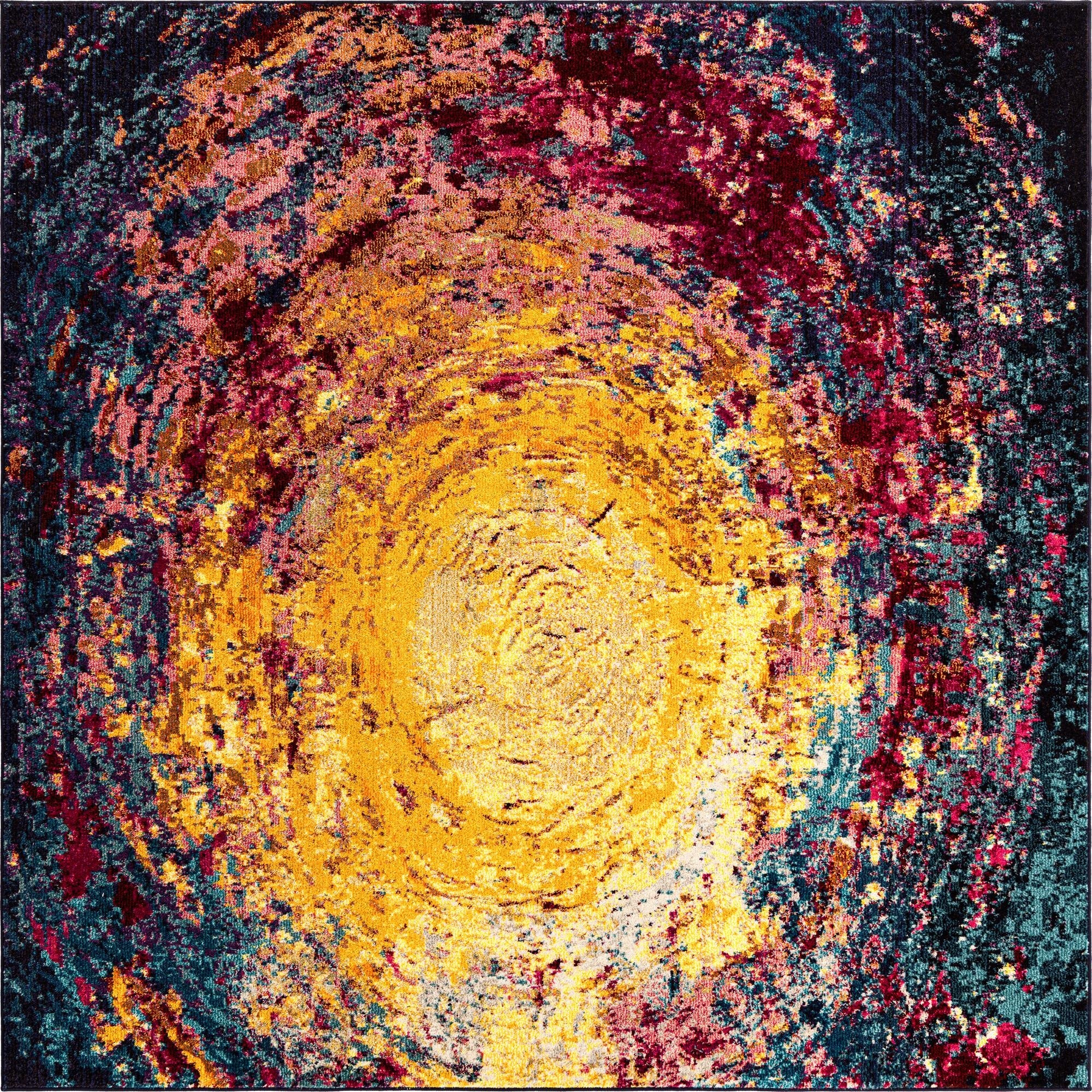  8' x 8'  Washable Hyacinth Square Rug