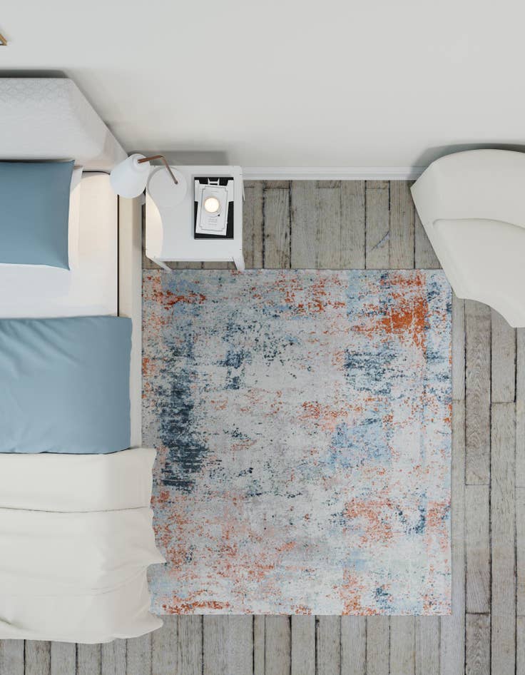 Detail image of  5' 3 x 5' 3 Kamala Washable Square Rug