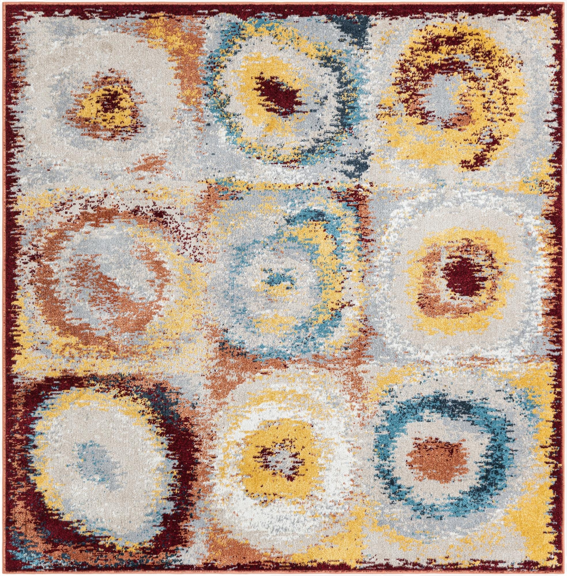  5' 3 x 5' 3 Kamala Washable Square Rug