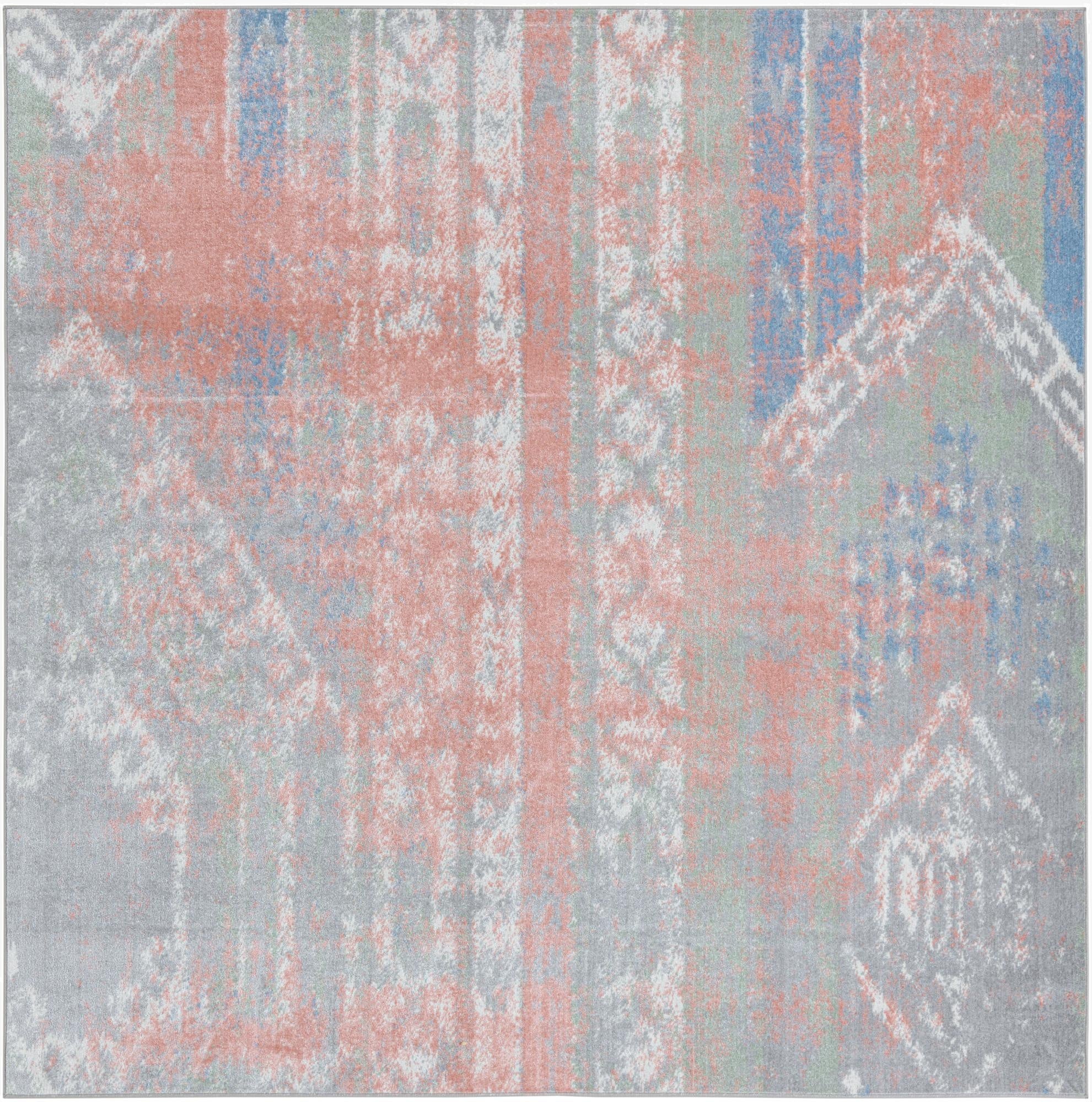  7' 10 x 7' 10 Kamala Washable Square Rug