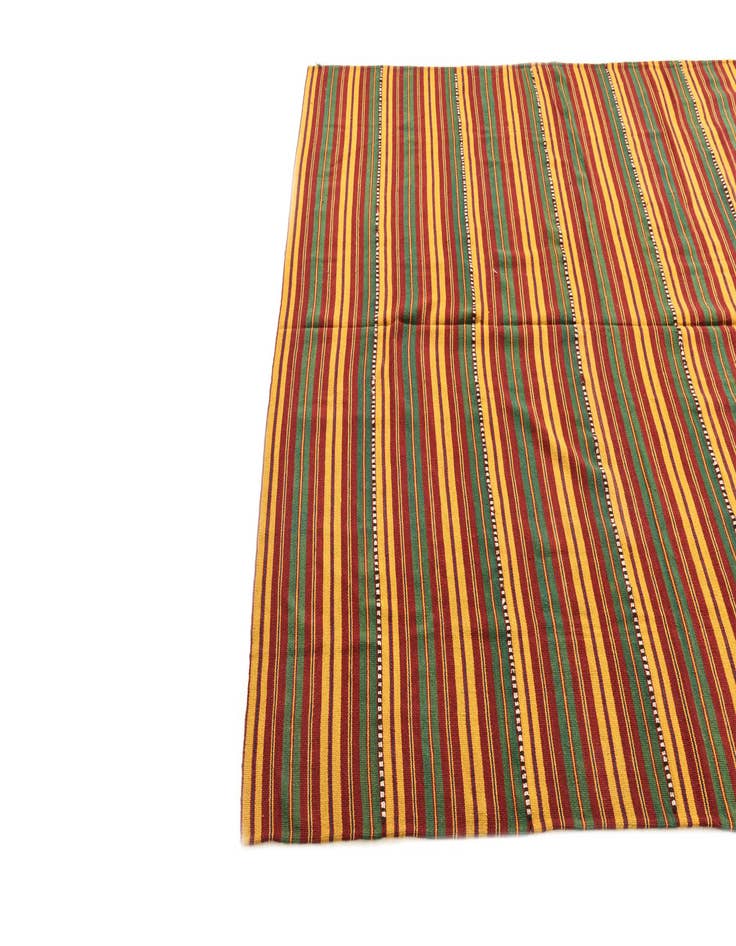 Detail image of  6' 7 x 6' 9  Hand Woven Kilim Fars Wool Square Rug