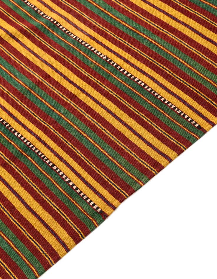 Detail image of  6' 7 x 6' 9  Hand Woven Kilim Fars Wool Square Rug