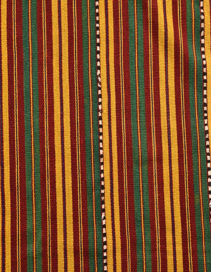 Detail image of  6' 7 x 6' 9  Hand Woven Kilim Fars Wool Square Rug