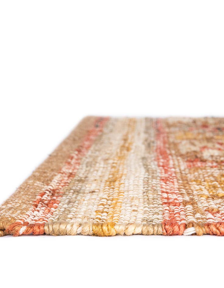 Detail image of  7' 10 x 7' 10  Hand Woven Kilim Jute Square Rug
