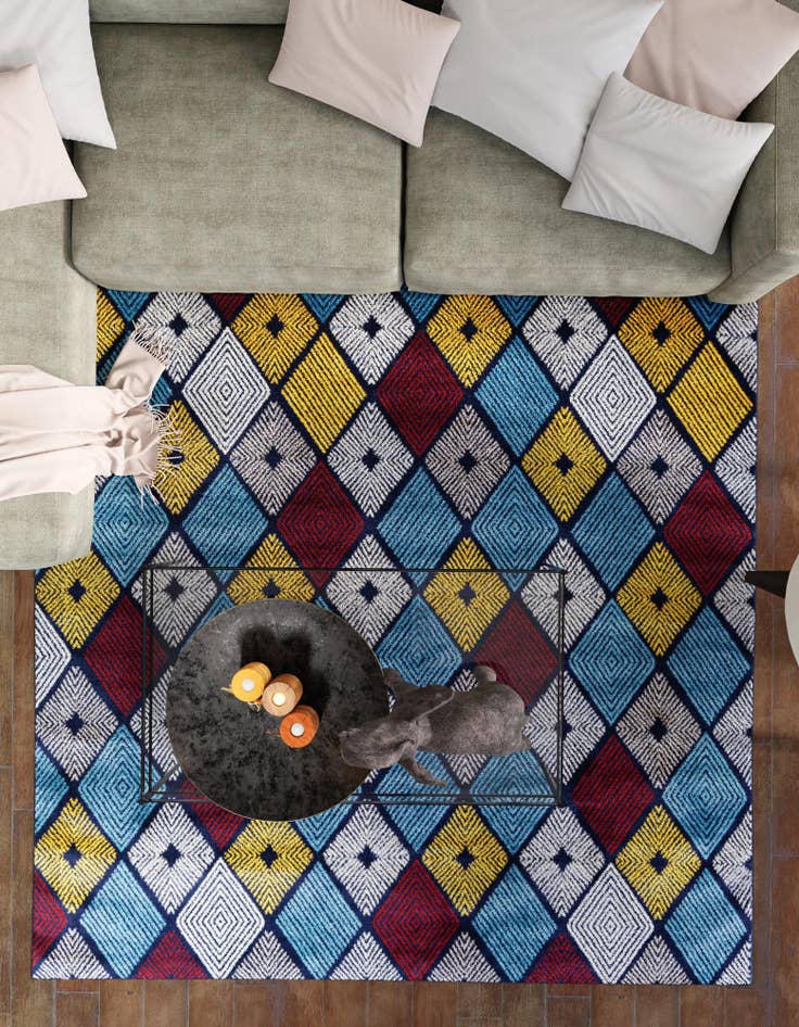 Detail image of  7' 10 x 7' 10 Laguna Square Rug