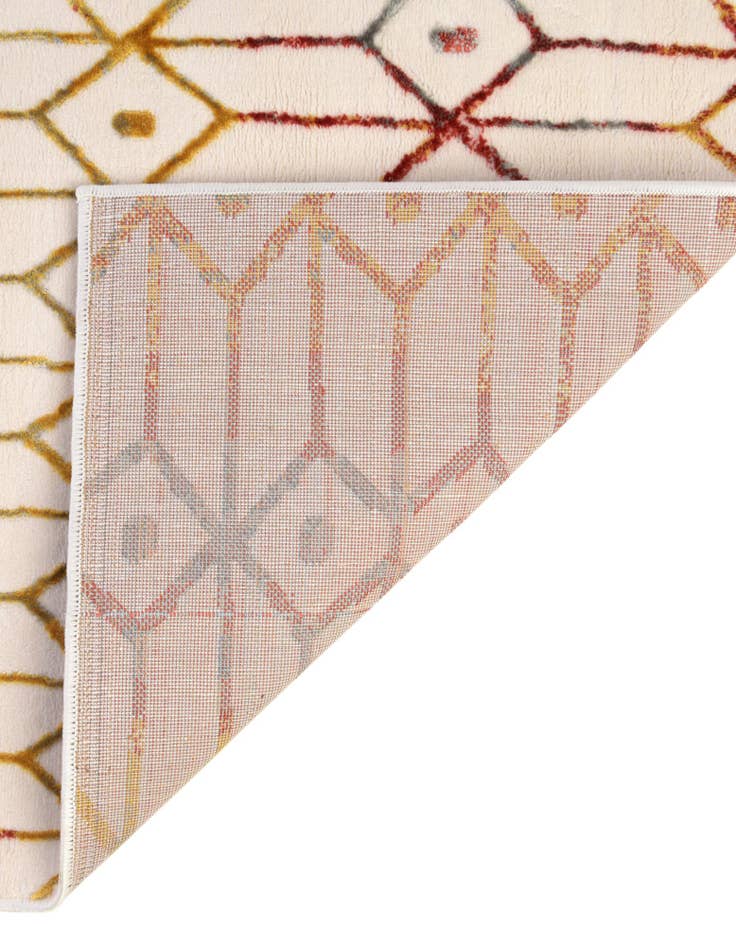 Detail image of  7' x 7' Lattice Trellis Square Rug