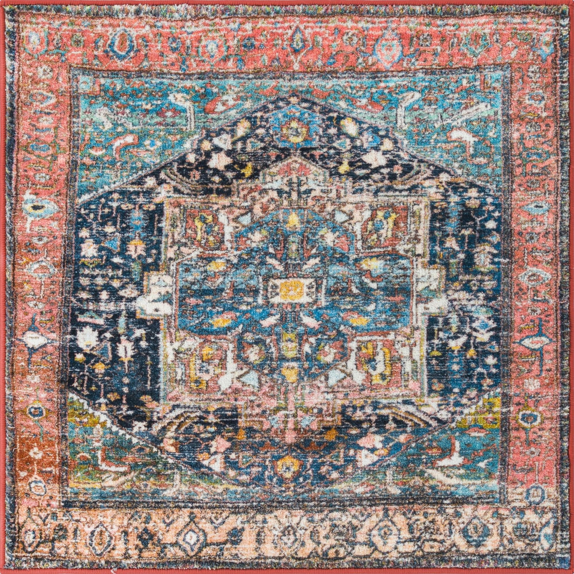  3' 3 x 3' 3 Medina Square Rug