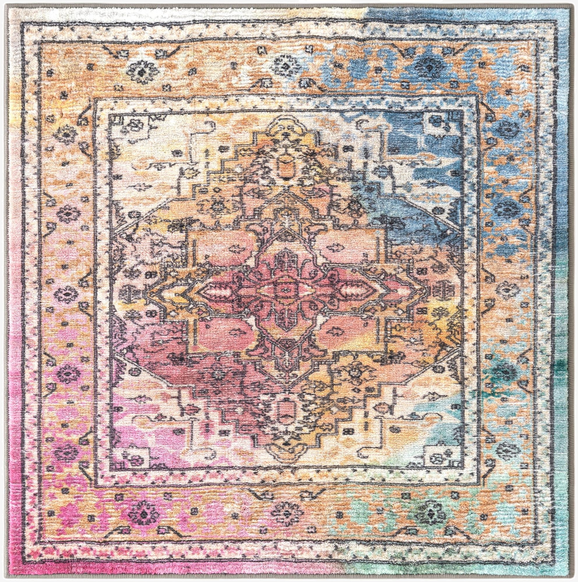  3' 3 x 3' 3 Medina Square Rug