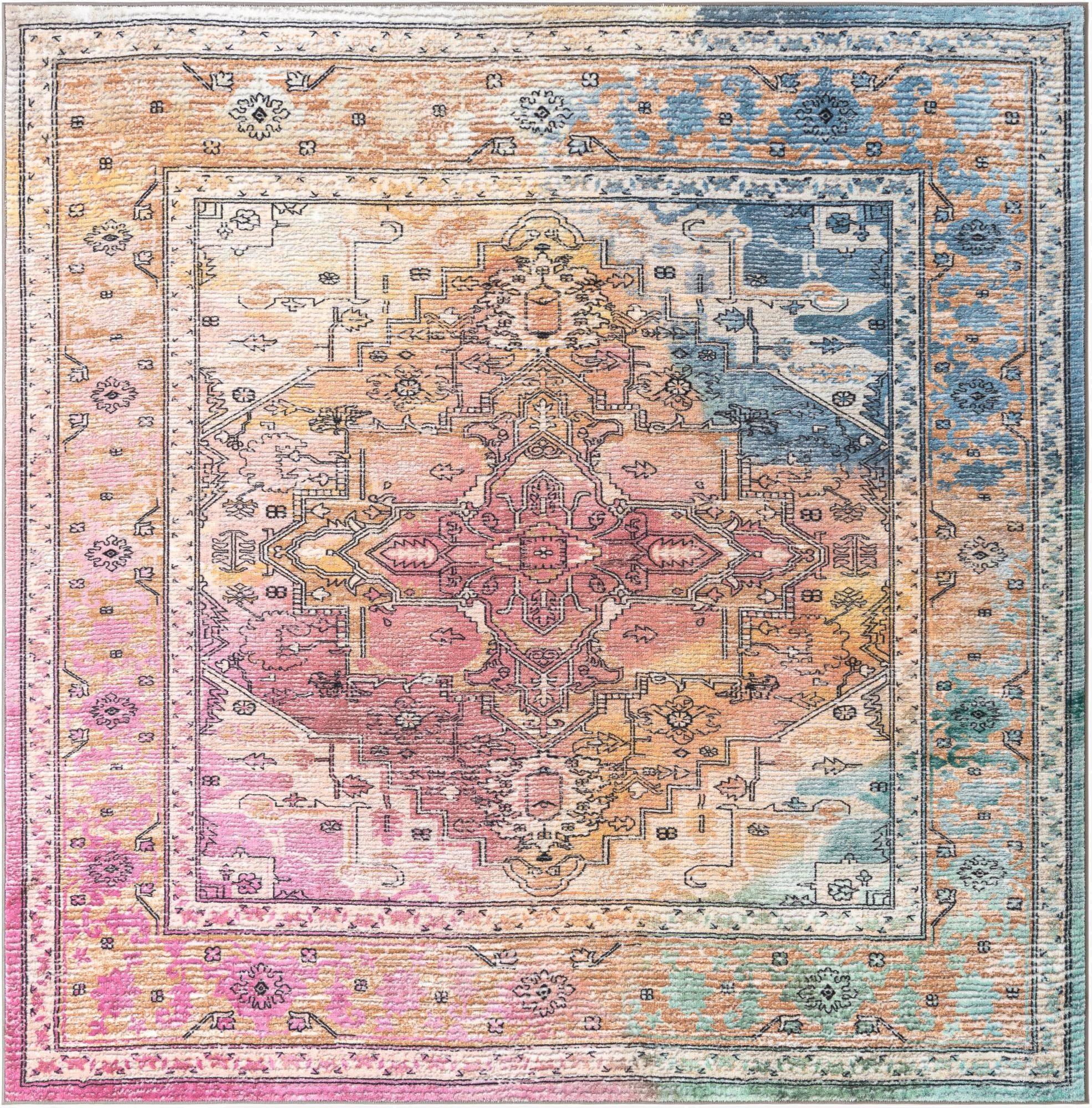  7' 10 x 7' 10 Medina Square Rug