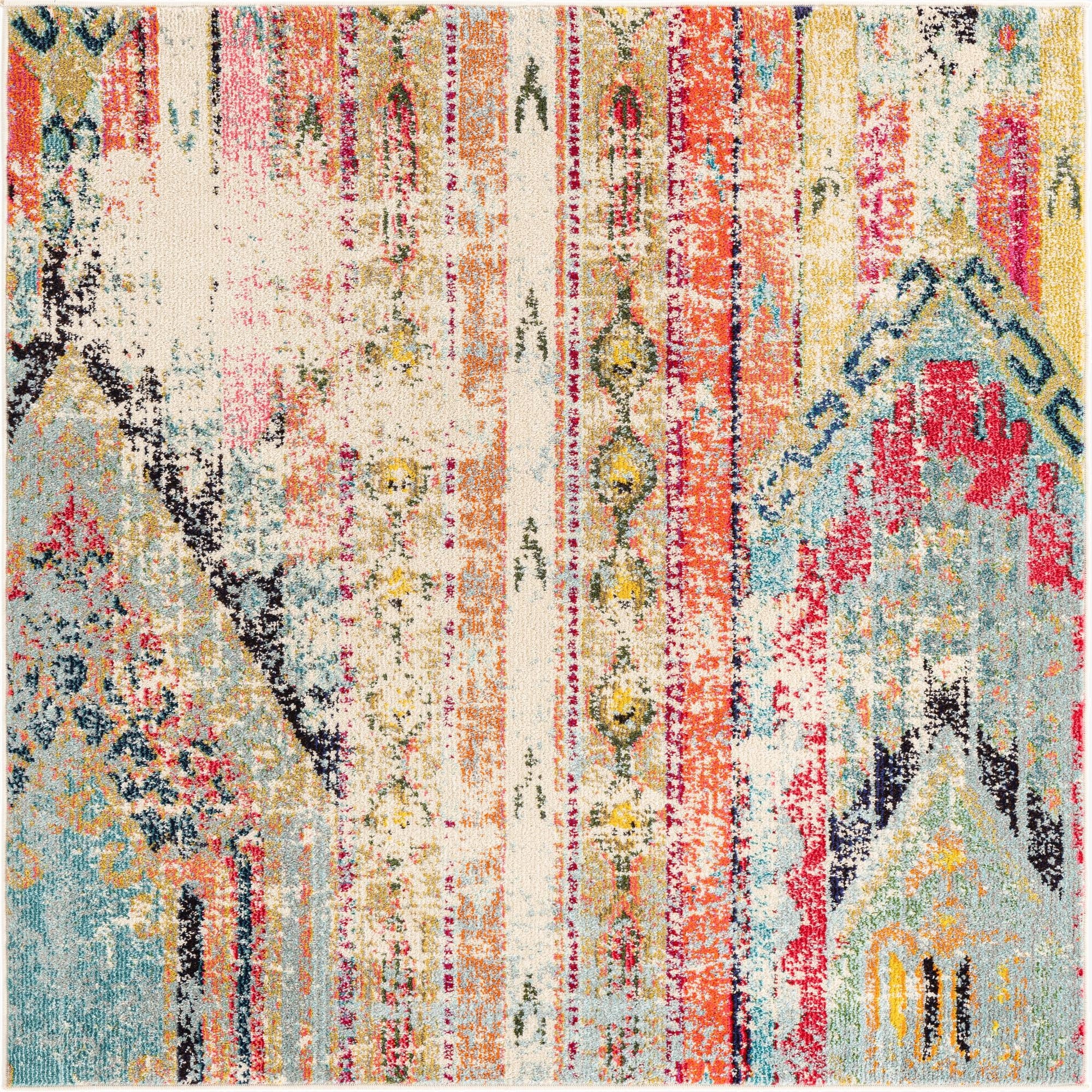  5' x 5'  Washable Mesa Square Rug