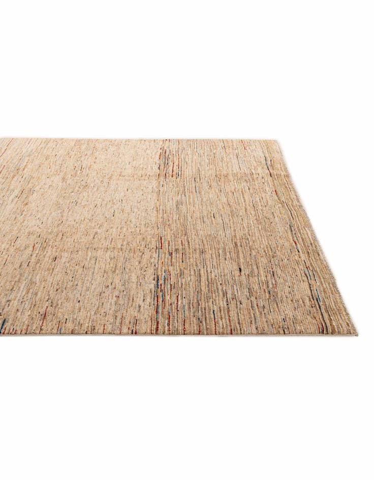 Detail image of  6' 2 x 6' 3  Hand Knotted Modern Ziegler Wool Square Rug